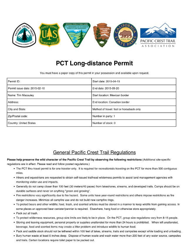 PCT-permit