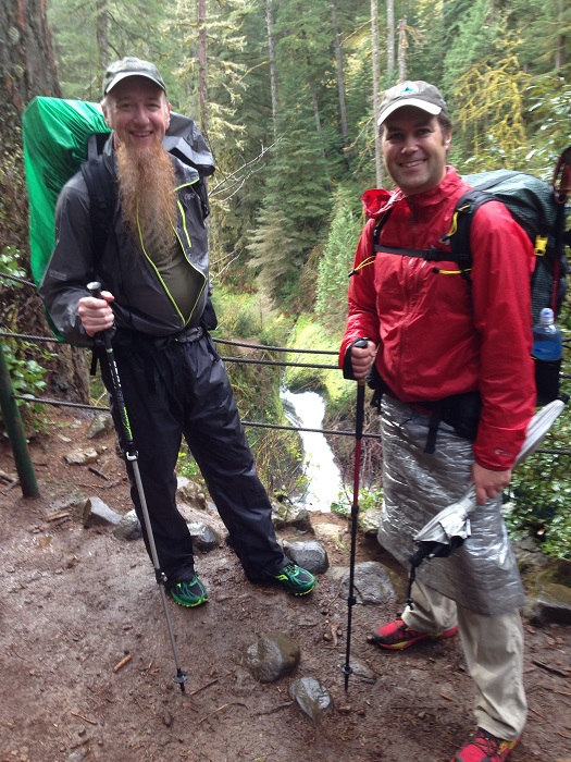 Undertaker and Ironhusk on Eagle Creek Trail