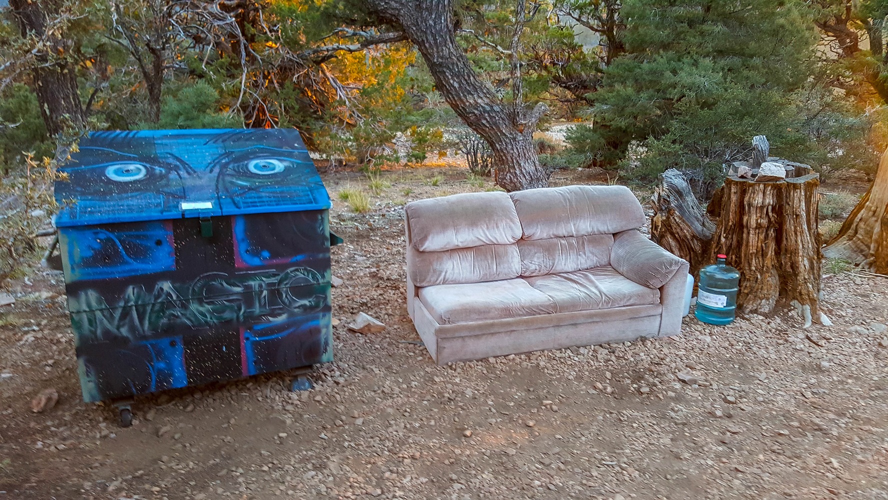 May 5 - dumpster couch