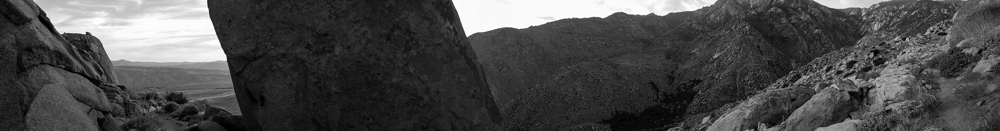 Panorama descent San Jacinto