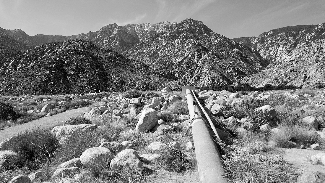 San Jacinto with pipeline