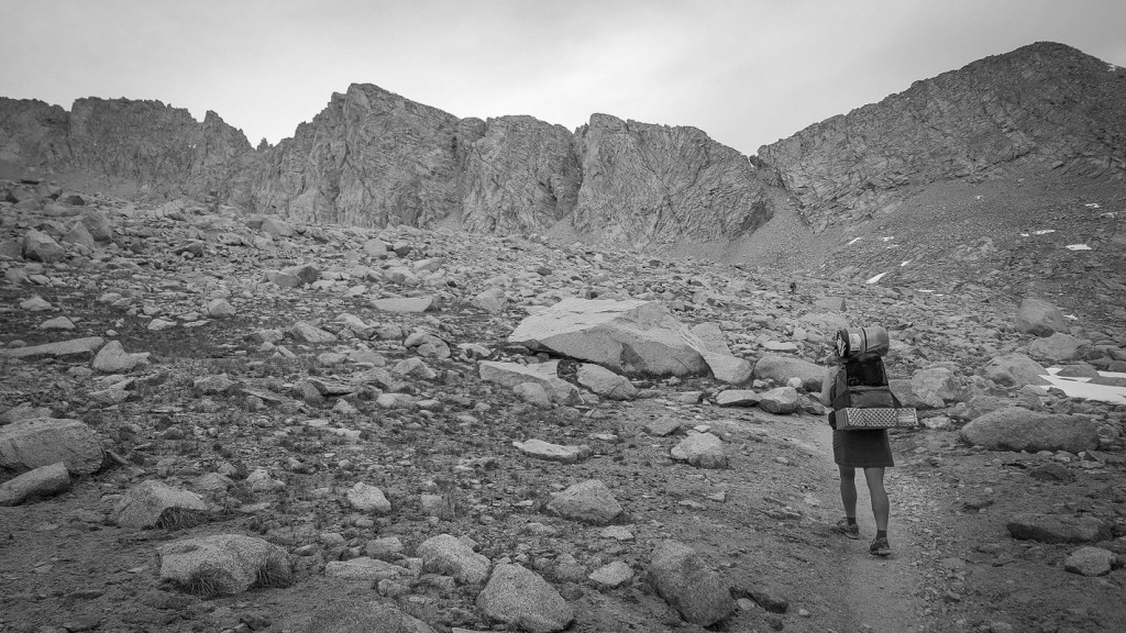 Approaching Forester - B&W